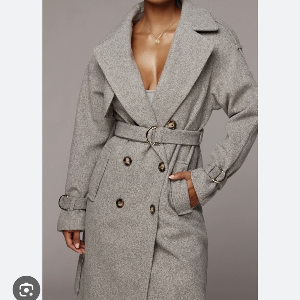 Heather Gray Beverly Trench